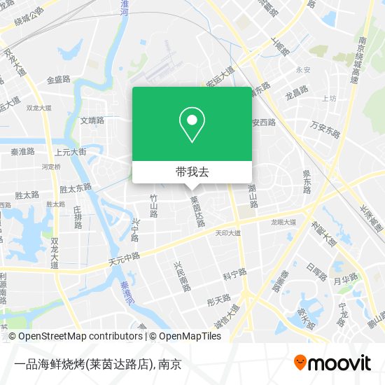 一品海鲜烧烤(莱茵达路店)地图