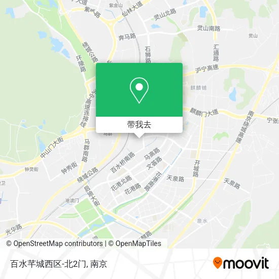 百水芊城西区-北2门地图
