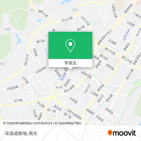 应急疏散地地图