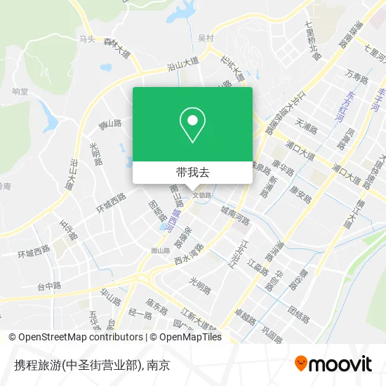 携程旅游(中圣街营业部)地图