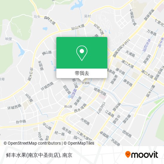 鲜丰水果(南京中圣街店)地图