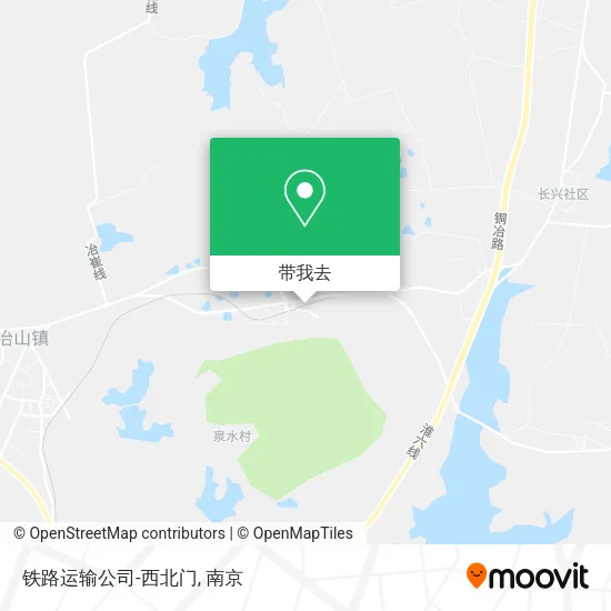 铁路运输公司-西北门地图