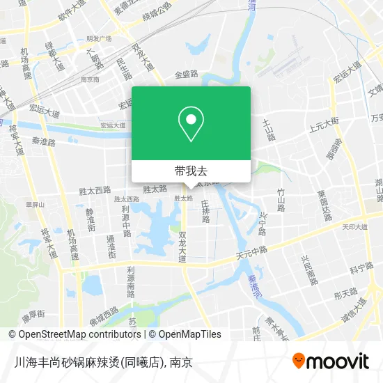 川海丰尚砂锅麻辣烫(同曦店)地图
