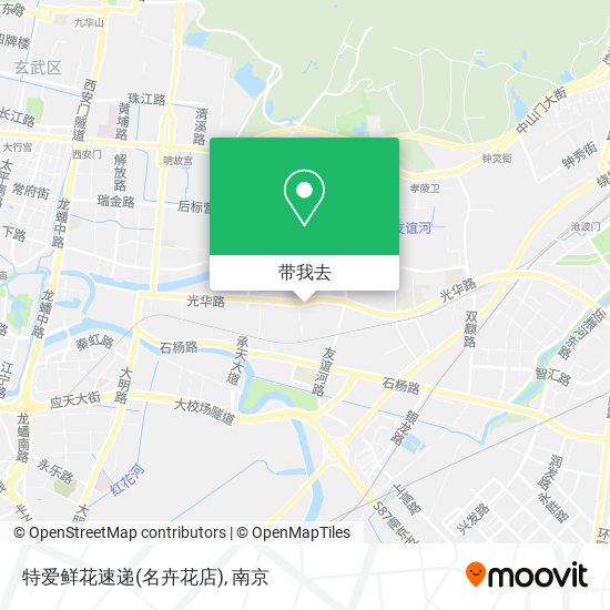 特爱鲜花速递(名卉花店)地图
