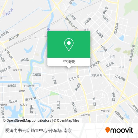 爱涛尚书云邸销售中心-停车场地图