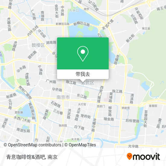 青意咖啡馆&酒吧地图