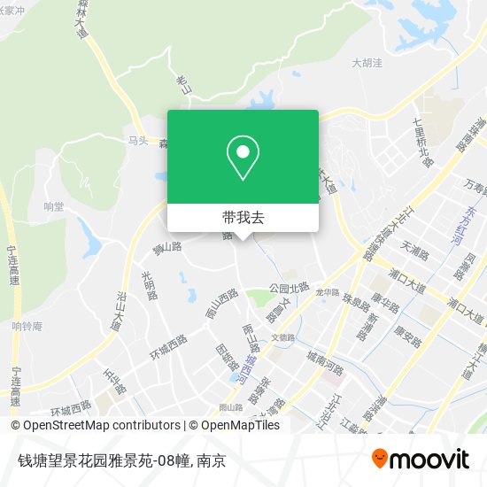 钱塘望景花园雅景苑-08幢地图