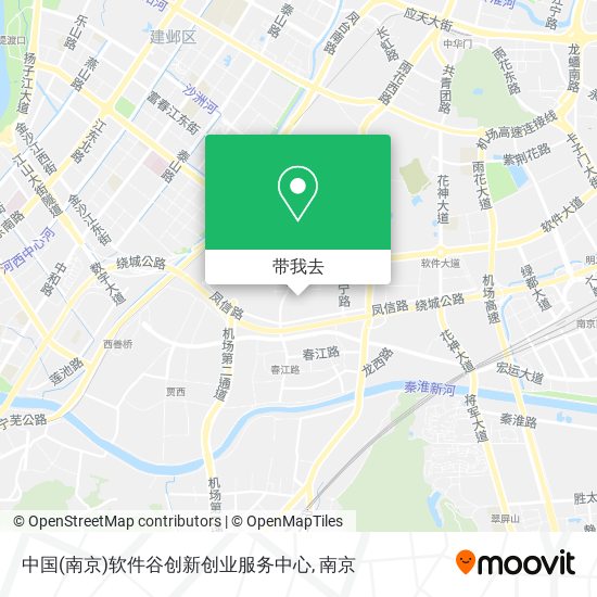 中国(南京)软件谷创新创业服务中心地图
