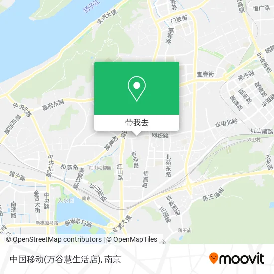 中国移动(万谷慧生活店)地图