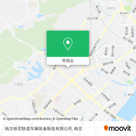 南京铁宏轨道车辆装备制造有限公司地图