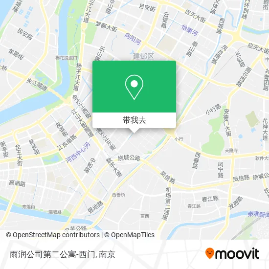 雨润公司第二公寓-西门地图