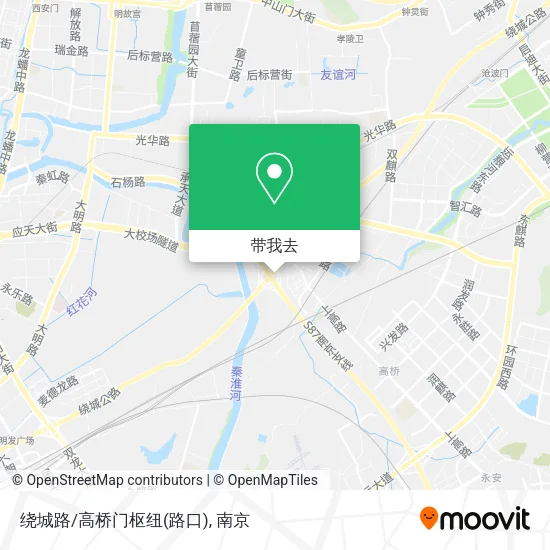 绕城路/高桥门枢纽(路口)地图