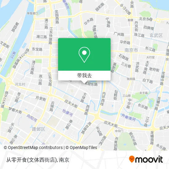 从零开食(文体西街店)地图