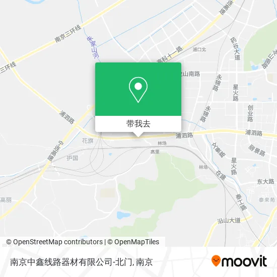 南京中鑫线路器材有限公司-北门地图