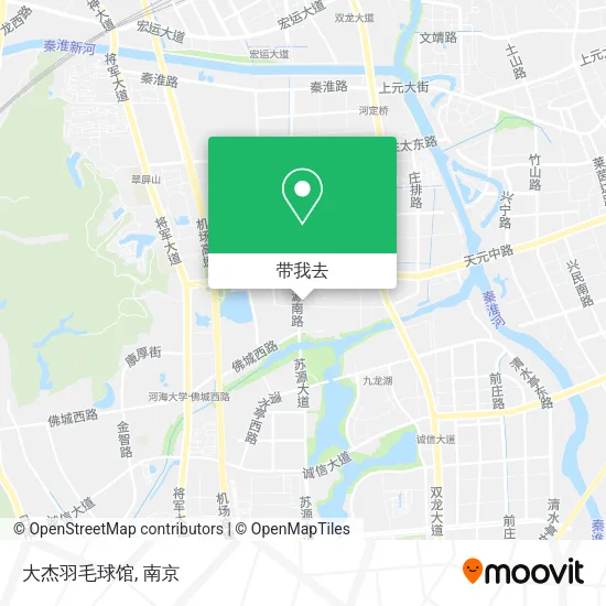 大杰羽毛球馆地图