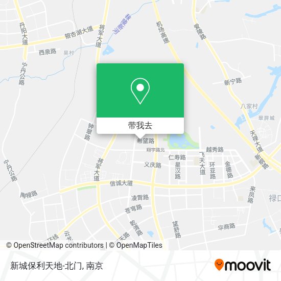 新城保利天地-北门地图
