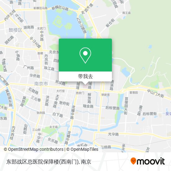 东部战区总医院保障楼(西南门)地图