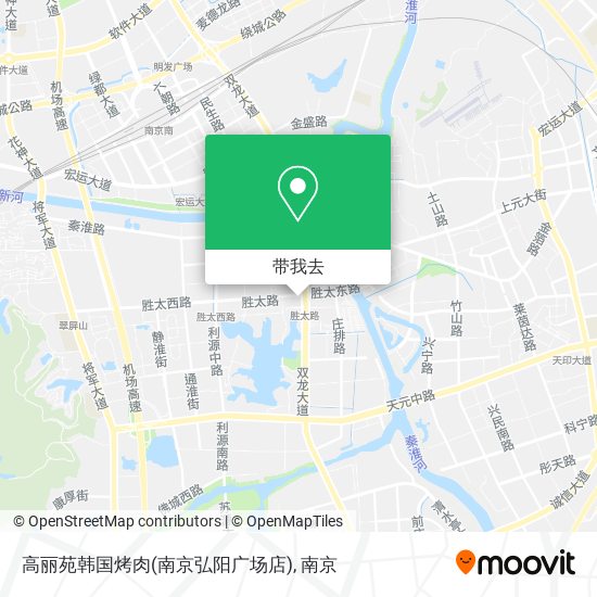 高丽苑韩国烤肉(南京弘阳广场店)地图