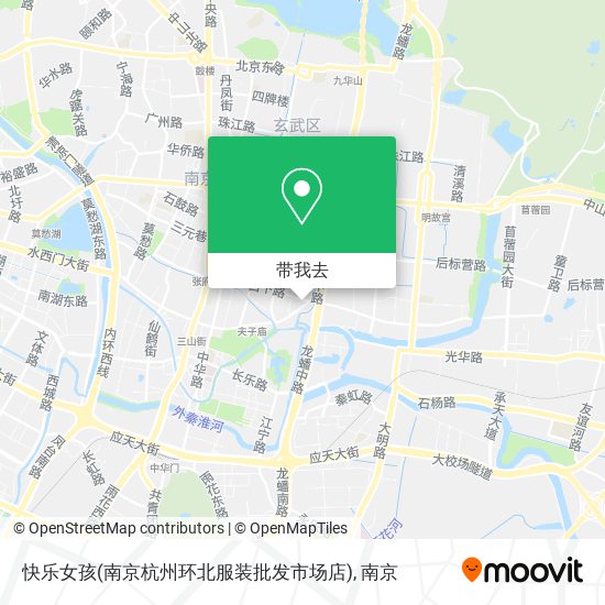 快乐女孩(南京杭州环北服装批发市场店)地图