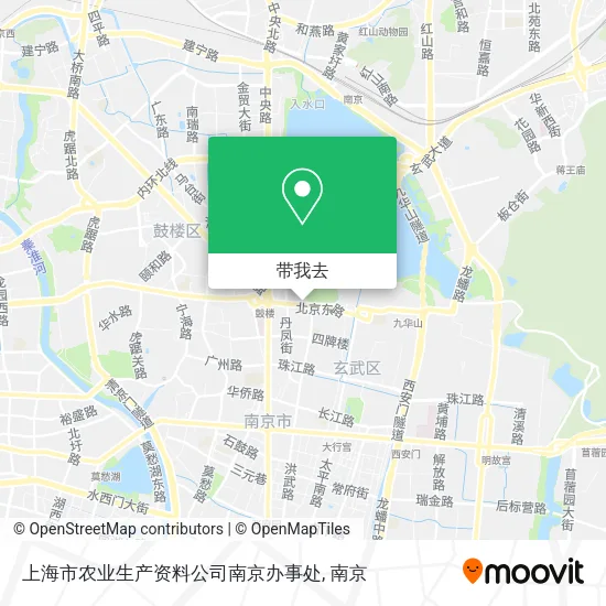 上海市农业生产资料公司南京办事处地图