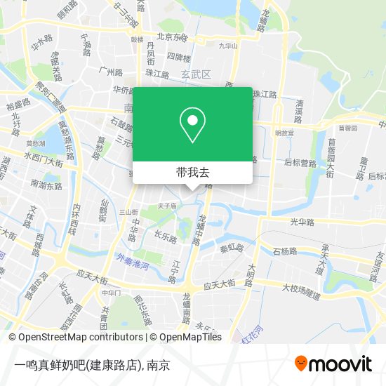 一鸣真鲜奶吧(建康路店)地图