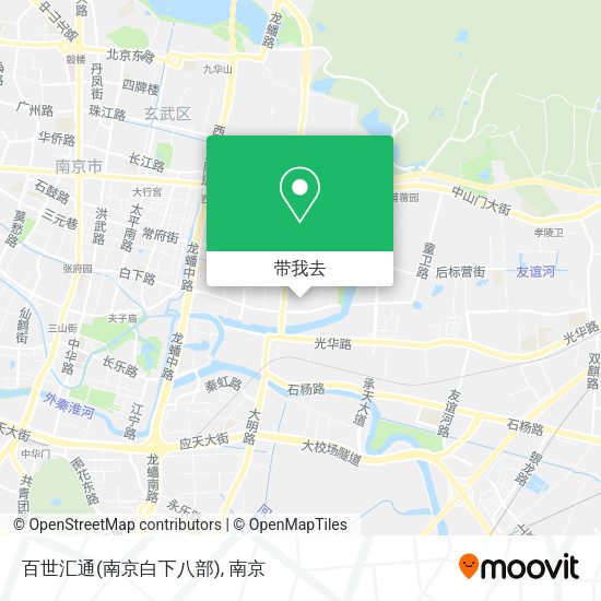 百世汇通(南京白下八部)地图