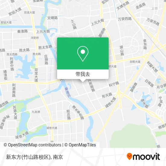 新东方(竹山路校区)地图