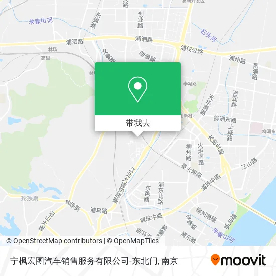 宁枫宏图汽车销售服务有限公司-东北门地图