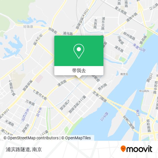 浦滨路隧道地图