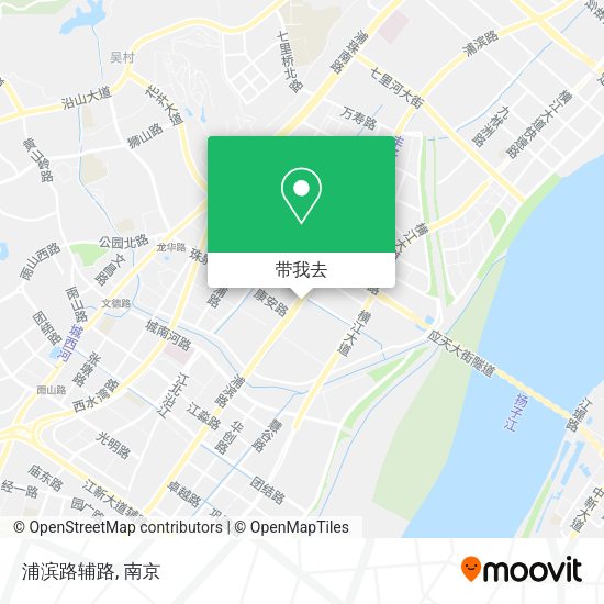 浦滨路辅路地图