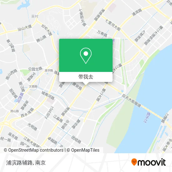 浦滨路辅路地图