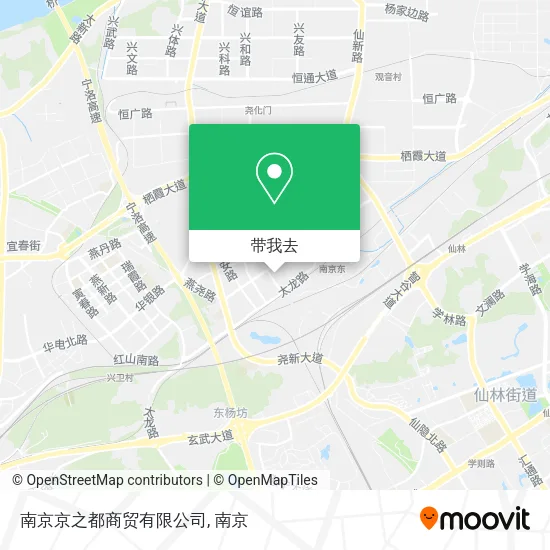 南京京之都商贸有限公司地图