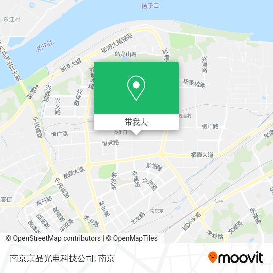 南京京晶光电科技公司地图