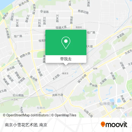 南京小雪花艺术团地图