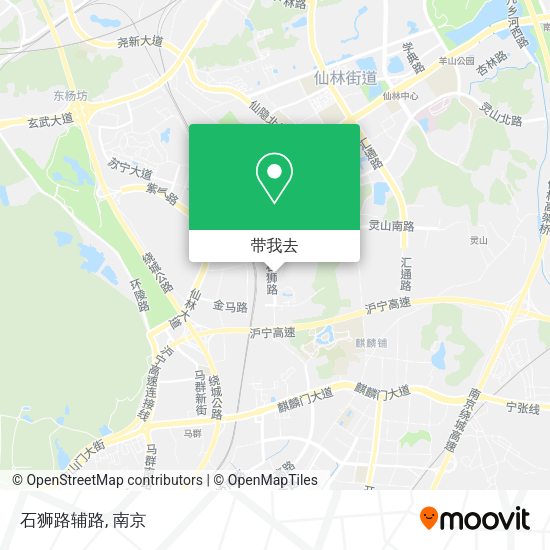 石狮路辅路地图