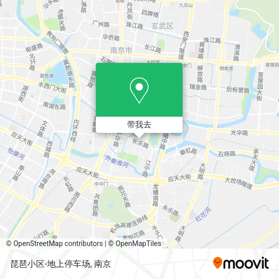 琵琶小区-地上停车场地图