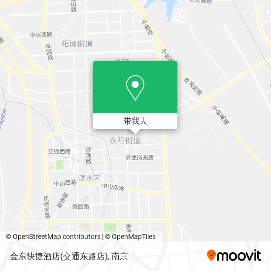 金东快捷酒店(交通东路店)地图