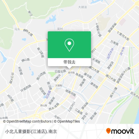 小北儿童摄影(江浦店)地图