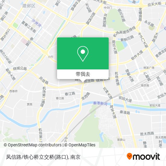 凤信路/铁心桥立交桥(路口)地图