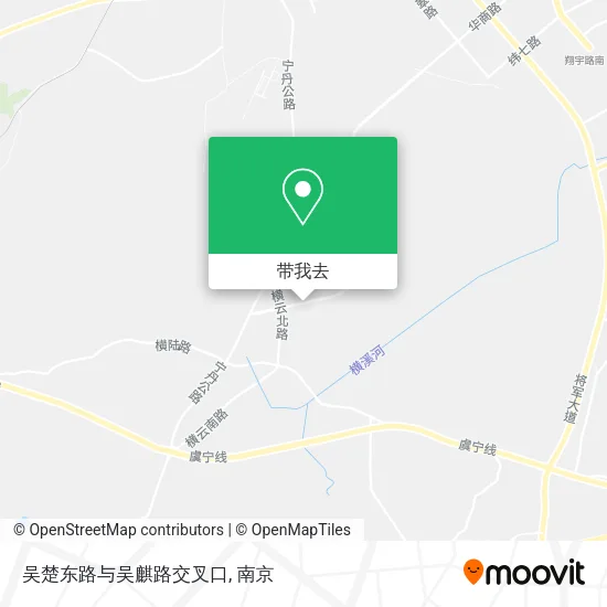 吴楚东路与吴麒路交叉口地图
