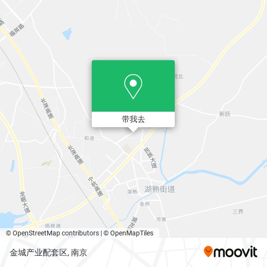 金城产业配套区地图