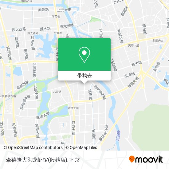 牵禧隆大头龙虾馆(殷巷店)地图