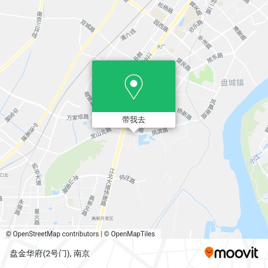 盘金华府(2号门)地图