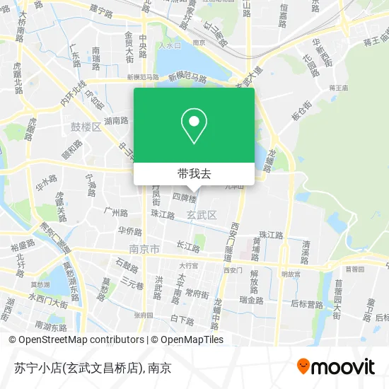 苏宁小店(玄武文昌桥店)地图
