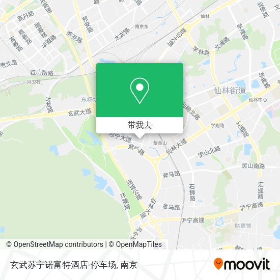玄武苏宁诺富特酒店-停车场地图