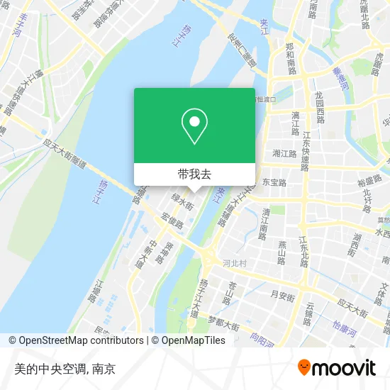 美的中央空调地图