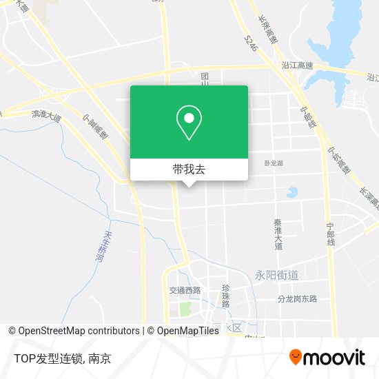 TOP发型连锁地图