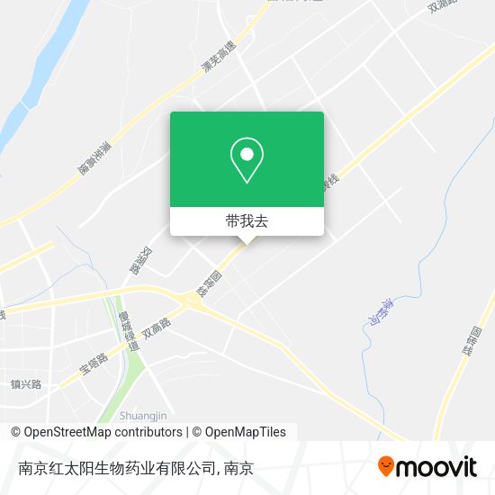 南京红太阳生物药业有限公司地图