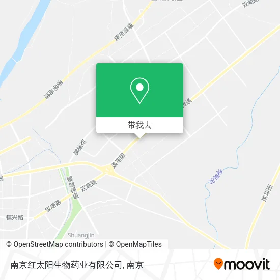 南京红太阳生物药业有限公司地图