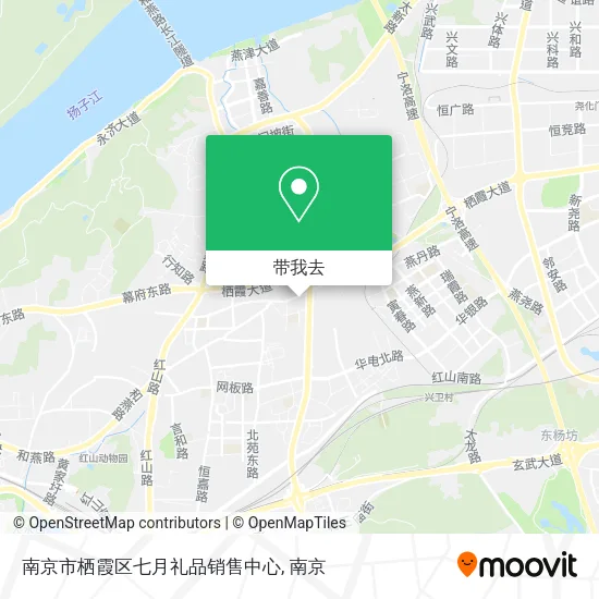 南京市栖霞区七月礼品销售中心地图
